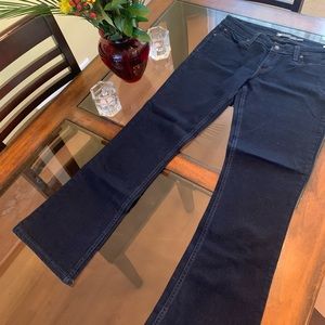 Levi’s boot cut dark denim jeans